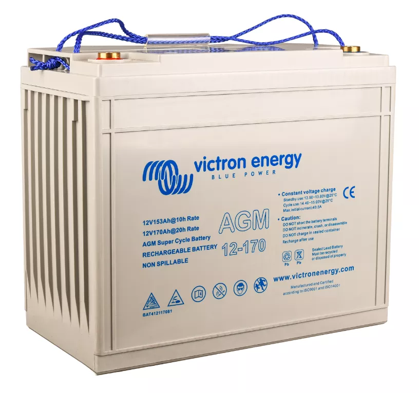 Victron 12V/170Ah AGM Super Cycle Battery (M8) - BAT412117081