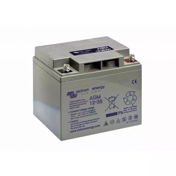 Victron 12V/38Ah AGM Deep Cycle Battery - BAT412350084