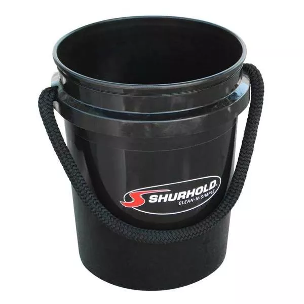 World's Best Rope Handle Bucket (5G Black)