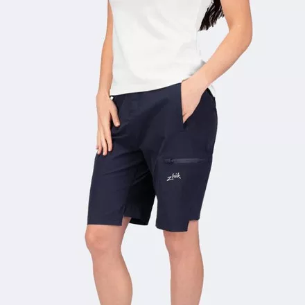 Zhik Womens Stretch Fast Dry Deck Shorts - Navy